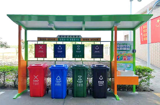 蘇州垃圾分類亭實(shí)景圖